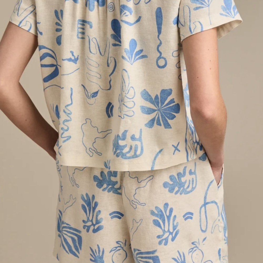Lucky Brand Linen Shorts Size M